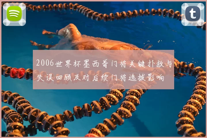 2006世界杯墨西哥门将关键扑救与失误回顾及对后续门将选拔影响
